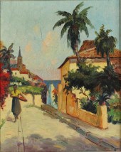 SIGNED LUBELL - OIL ON CANVAS