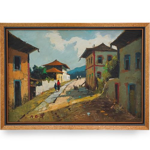 SIGNED M. MARTIN OIL ON