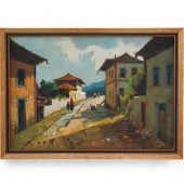 SIGNED M. MARTIN OIL ON CANVAS
