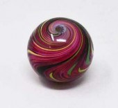 SIGNED MARK MATTHEWS ART GLASS