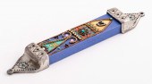 SIGNED MEZUZAH Mezuzah, wood,