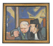 SIGNED MID C SOCIAL REALISM OI