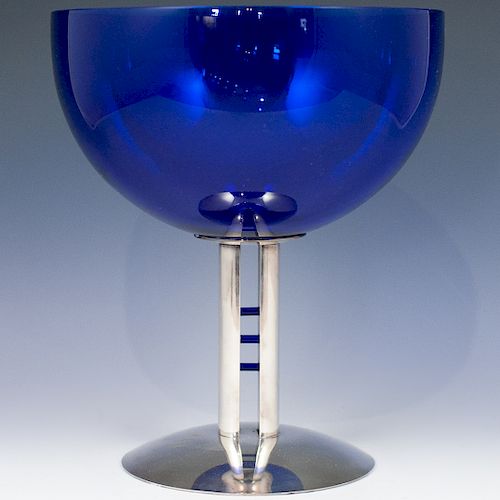 SIGNED MID CENTURY CRYSTAL &