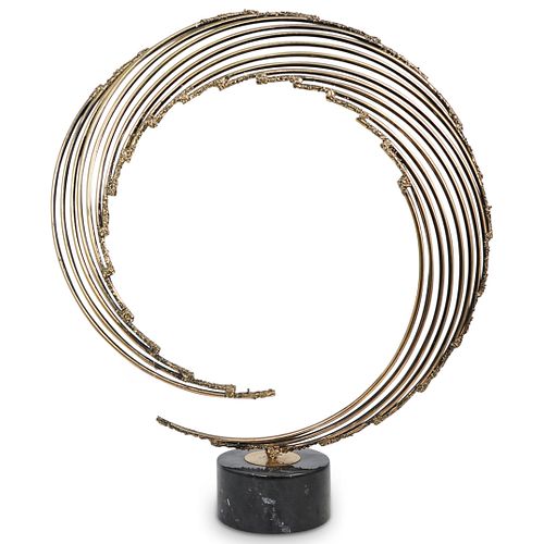 SIGNED MID CENTURY METAL