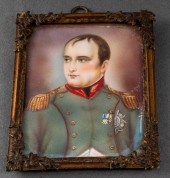 SIGNED MINIATURE PORTRAIT OF N