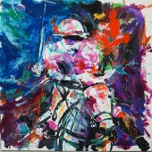 SIGNED MIXED MEDIA POLO PLAYER
