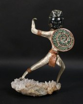 SIGNED MIXED METAL SCULPTURE O