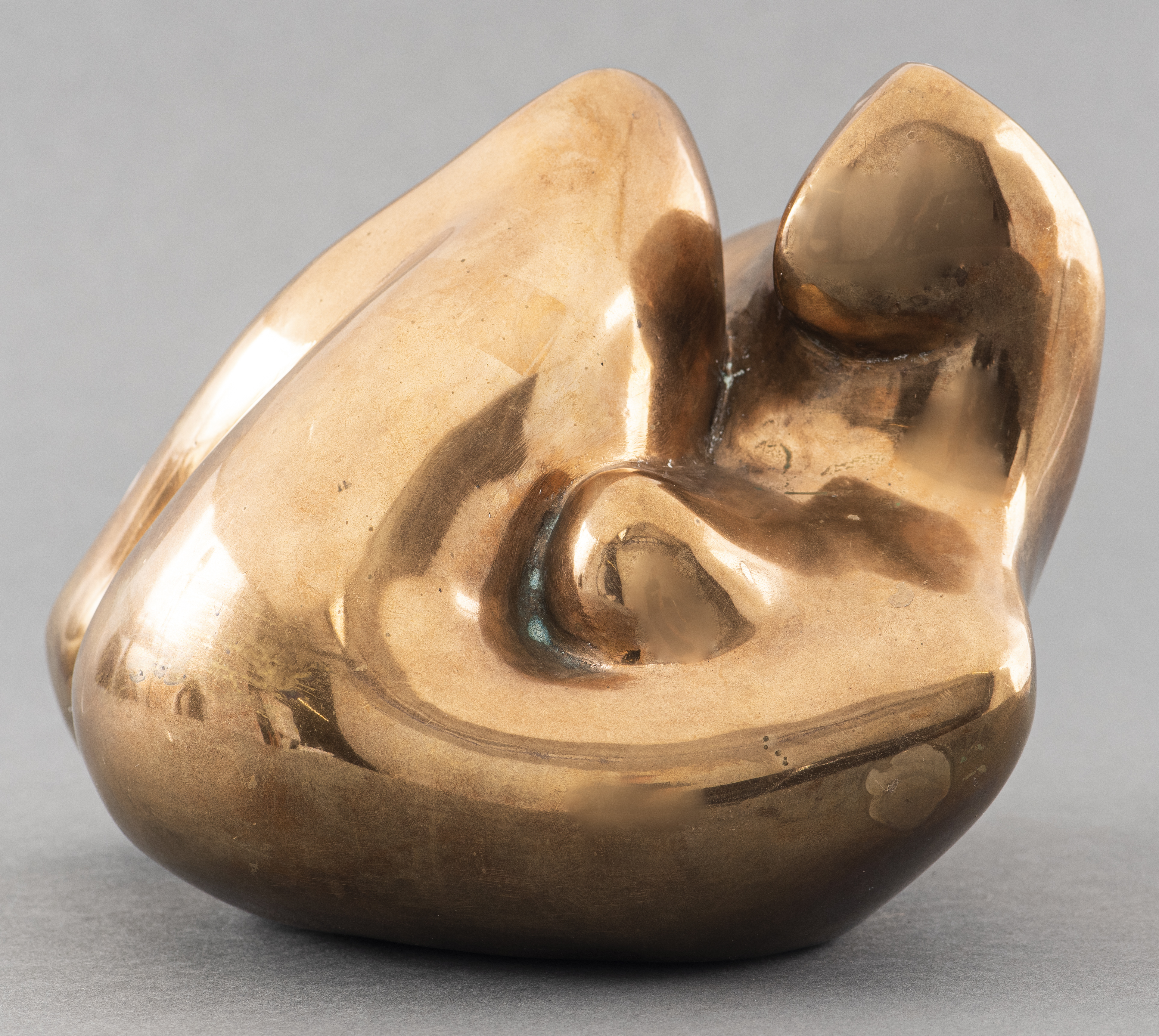 SIGNED MODERN BRONZE ABSTRACT