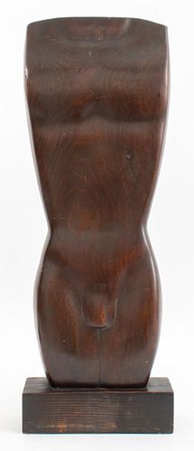 SIGNED MODERNIST SCULPTURE OF A