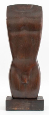 SIGNED MODERNIST SCULPTURE OF