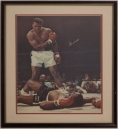 SIGNED MUHAMMAD ALI SIGNED PHO