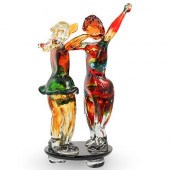 SIGNED MURANO ART GLASS FIGURA