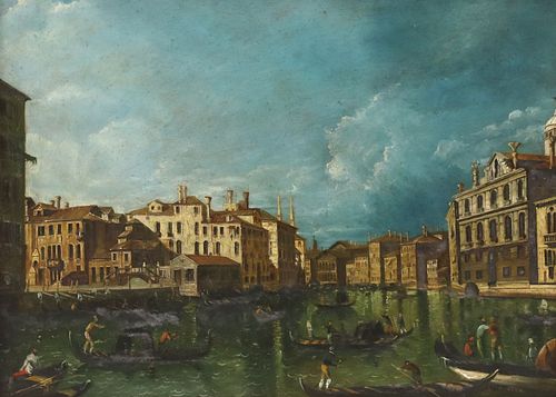 SIGNED N. BERTIN ITALIAN SCHOOL OIL