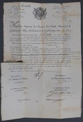 SIGNED NAPOLEONIC IMPORTATION