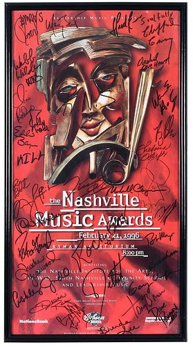 SIGNED NASHVILLE MUSIC AWARDS