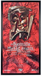 SIGNED NASHVILLE MUSIC AWARDS