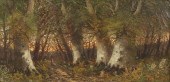 SIGNED OIL ON CANVAS EVENING I