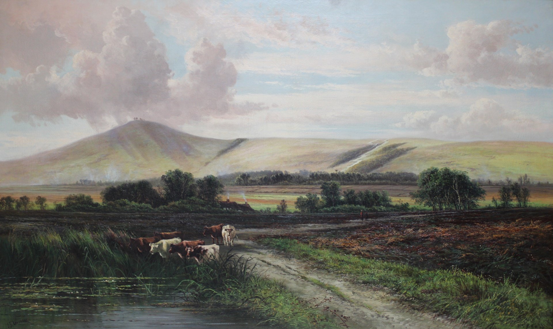 SIGNED OIL ON CANVAS LANDSCAPE