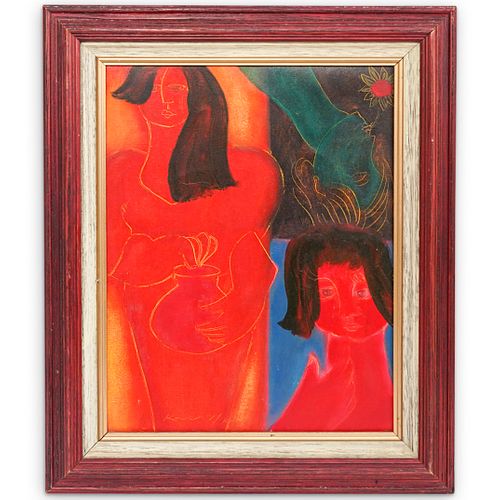 SIGNED OIL ON CANVAS