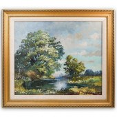 SIGNED OIL ON CANVAS PAINTINGD