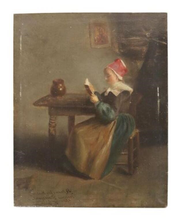 SIGNED OIL ON PANEL PAINTING