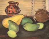 SIGNED OIL ON PANEL STILLIFE W