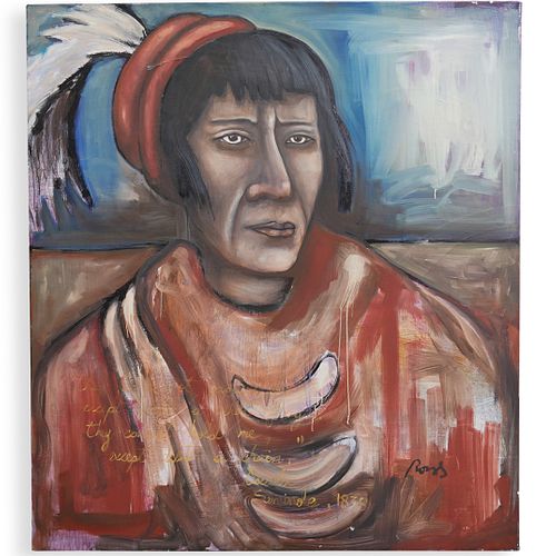 SIGNED OIL PAINTINGDESCRIPTION: