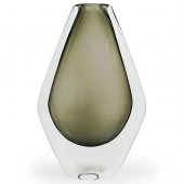 SIGNED ORREFORS DUSK GLASS VAS