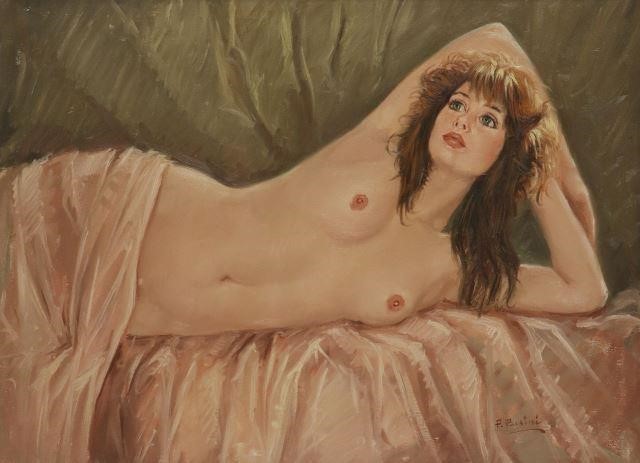 SIGNED P. PASINI OIL PAINTING