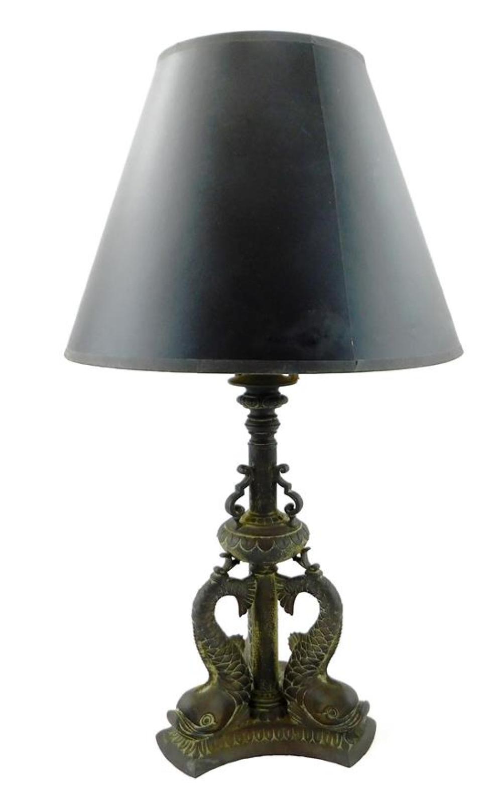SIGNED PAIRPOINT "DOLPHIN" LAMP