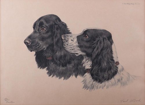 SIGNED PAUL WOOD "COCKERS"