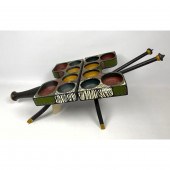 Signed PENELOPE Painted Wood B