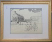 SIGNED PEN/INK DRAWING TITLED