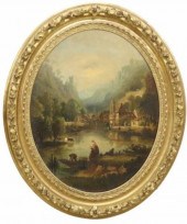 SIGNED PERRET (19TH C.) LANDSC