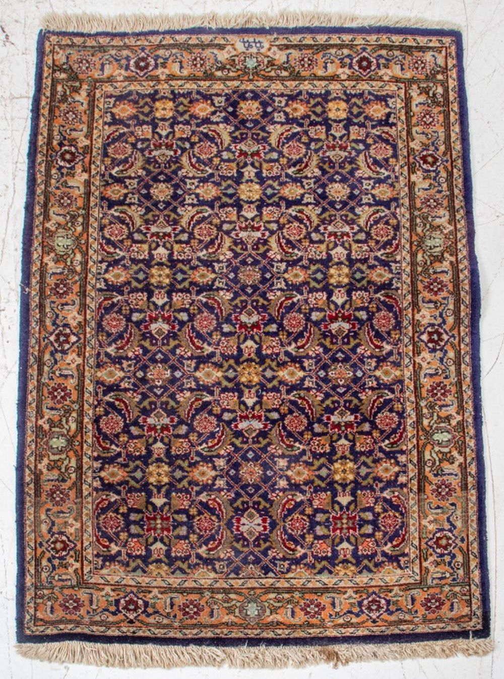 SIGNED PERSIAN MALAYER RUG, 5' X 3'