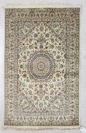 SIGNED PERSIAN SILK QUM AREA R
