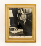 SIGNED PHOTOGRAPH OF GEN. DWIG