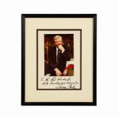 SIGNED PHOTOGRAPH OF PRESIDENT