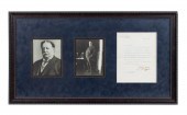 SIGNED PRESIDENT WILLIAM H. TA