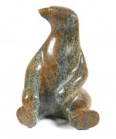 SIGNED QAY ESKIMO INUIT STONE