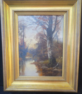 SIGNED R. FALK, "FALL SEASON"