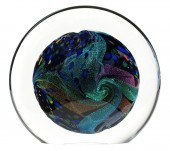 SIGNED ROLLIN KARG ART GLASS D