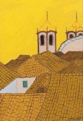 SIGNED SAKAMOTO OIL ON CANVAS