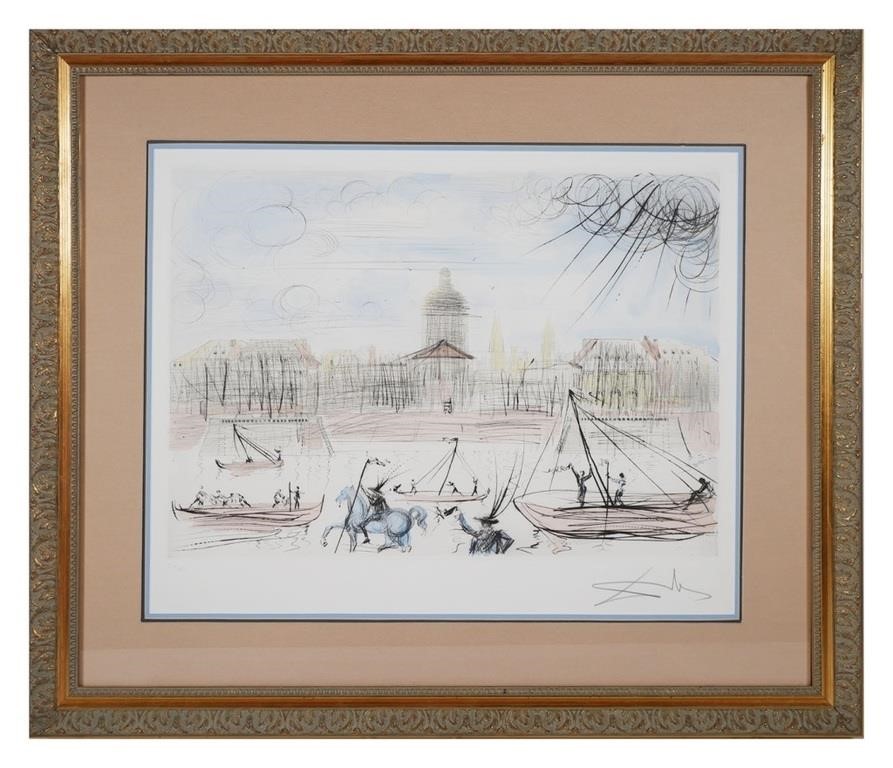 SIGNED SALVADOR DALI, COLORED