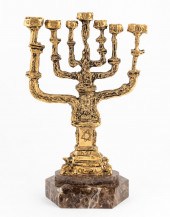SIGNED SALVADOR DALI GILT BRON