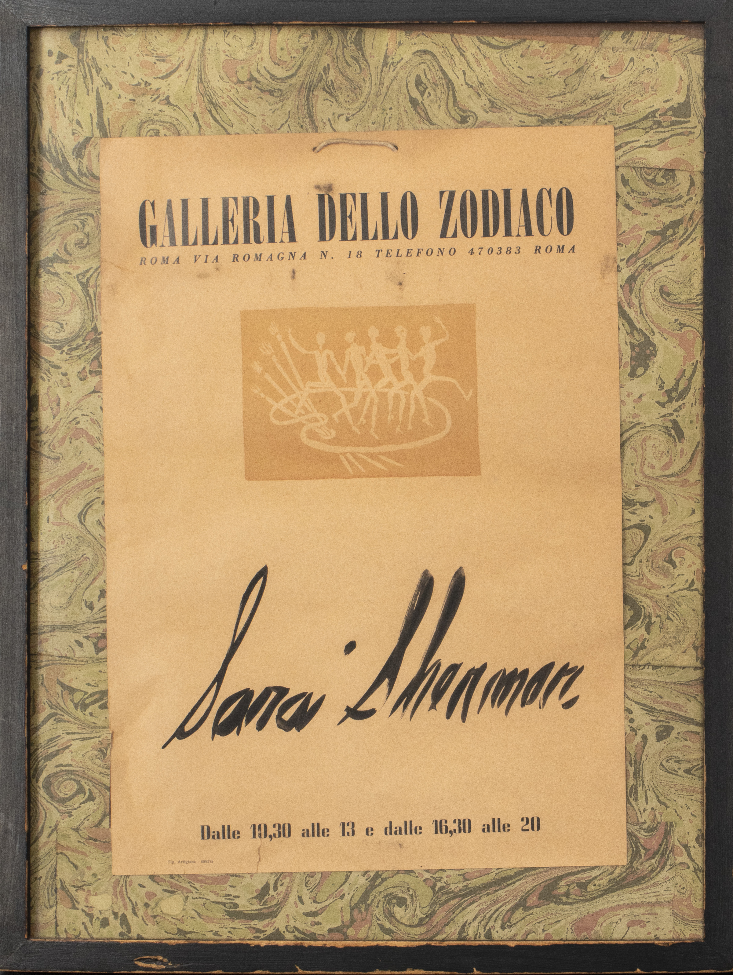 SIGNED SARAI SHERMAN ITALIAN