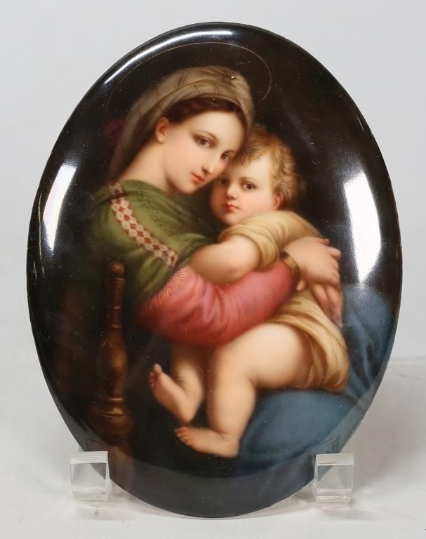 SIGNED SCHUNZEL KPM PORCELAIN