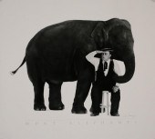 SIGNED SID AVERY OFFSET LITHOG