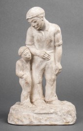 SIGNED SIEGEL SCULPTURE OF FAT