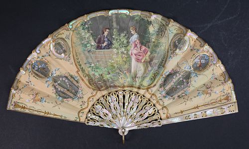 SIGNED SIERA DOUBLE IMAGE FAN